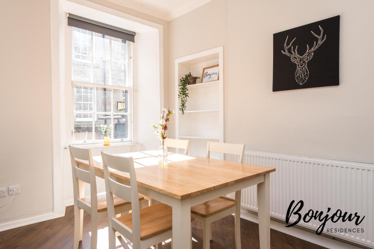 Bright New Town 2Br-1Ba, 1 Min To George St By Bonjour Residences Edinburgh Bagian luar foto