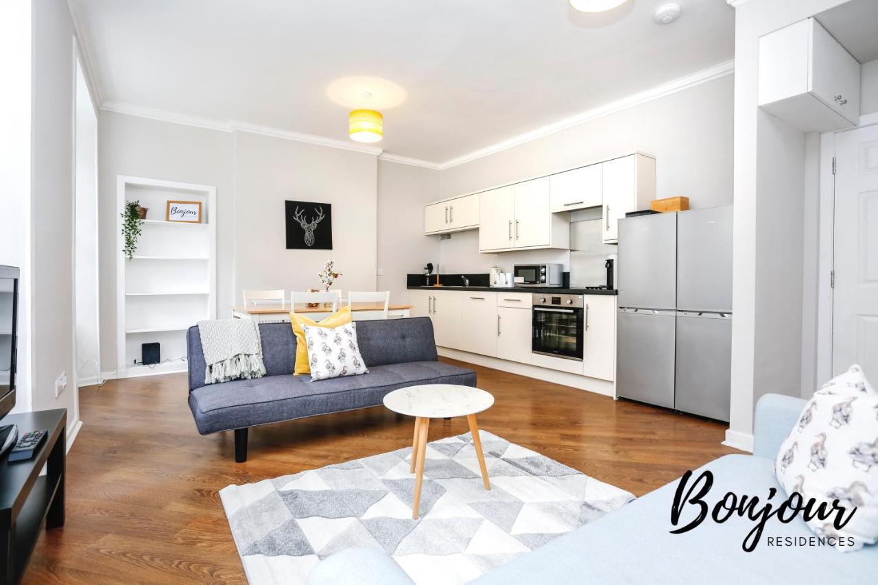 Bright New Town 2Br-1Ba, 1 Min To George St By Bonjour Residences Edinburgh Bagian luar foto