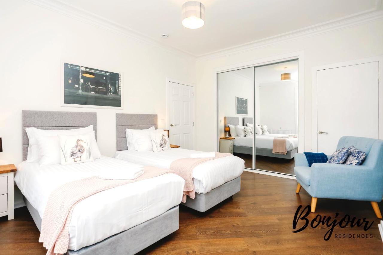 Bright New Town 2Br-1Ba, 1 Min To George St By Bonjour Residences Edinburgh Bagian luar foto