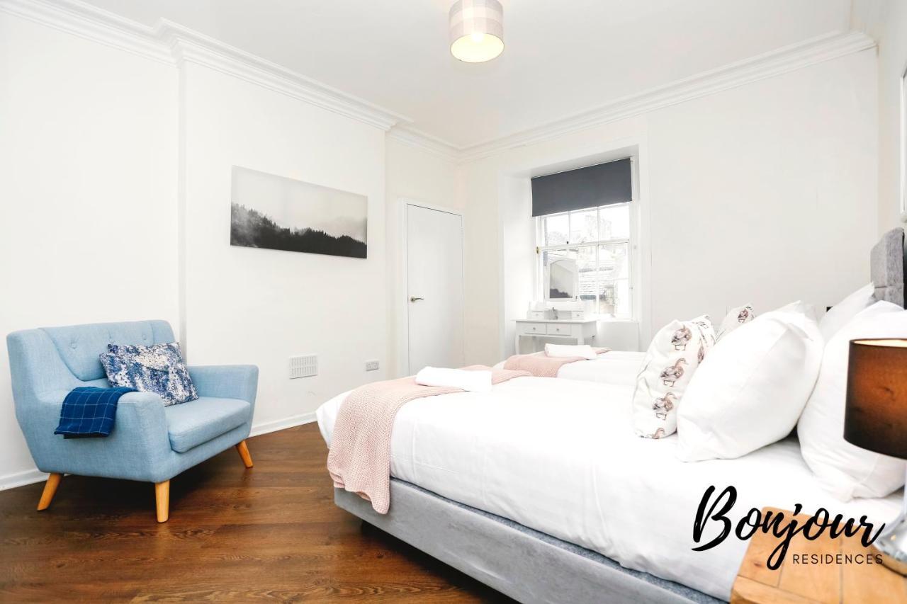Bright New Town 2Br-1Ba, 1 Min To George St By Bonjour Residences Edinburgh Bagian luar foto